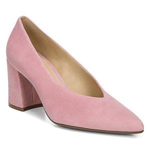 Naturalizer Hope Suede Rosewood Pink Block Heel